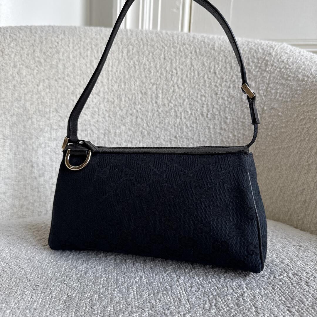 Gucci Mini Abbey D Ring Black Shoulder Bag