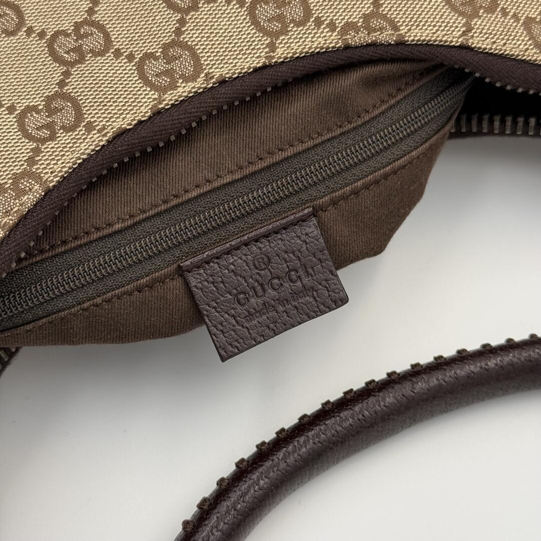 Gucci GG Canvas Brown Shoulder Bag