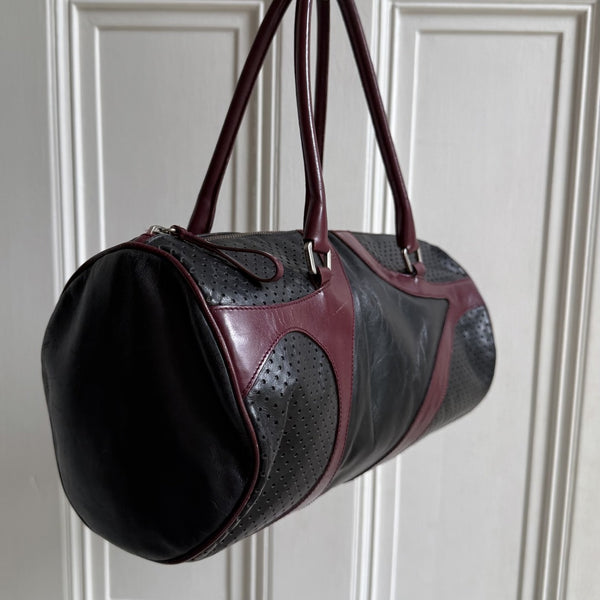 Archive Prada Vitello Drive Black Shoulder Bag