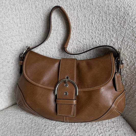 Coach Soho Leather Brown Shoulder Bag