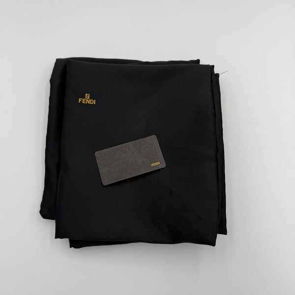 Fendi Zucchino Denim Grey Tote Bag