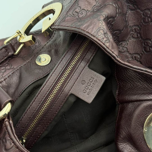 Gucci Guccissima Charlotte Brown Shoulder Bag