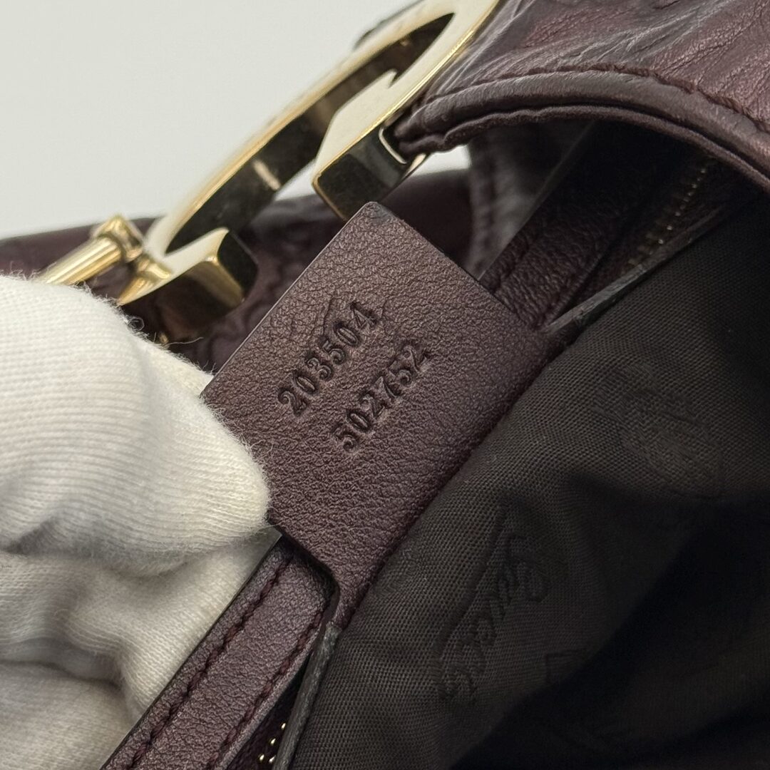 Gucci Guccissima Charlotte Brown Shoulder Bag