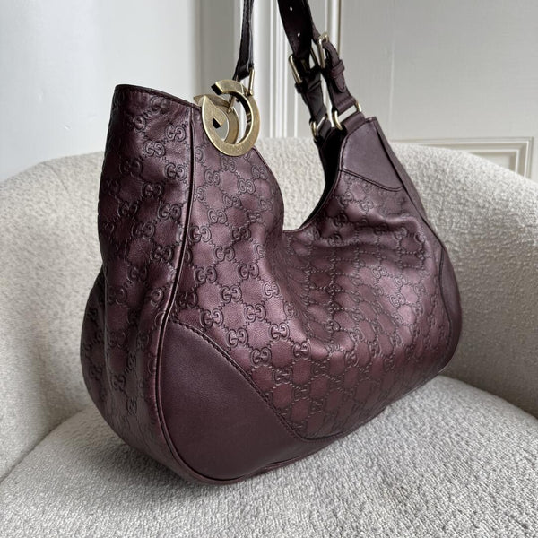 Gucci Guccissima Charlotte Brown Shoulder Bag