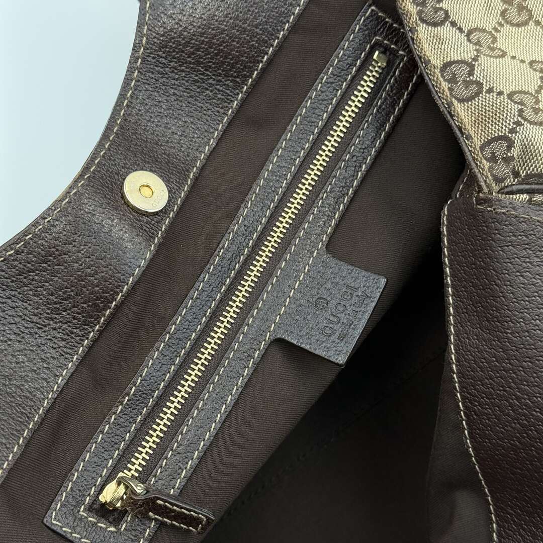 Gucci GG Monogram Canvas Brown Tote Bag