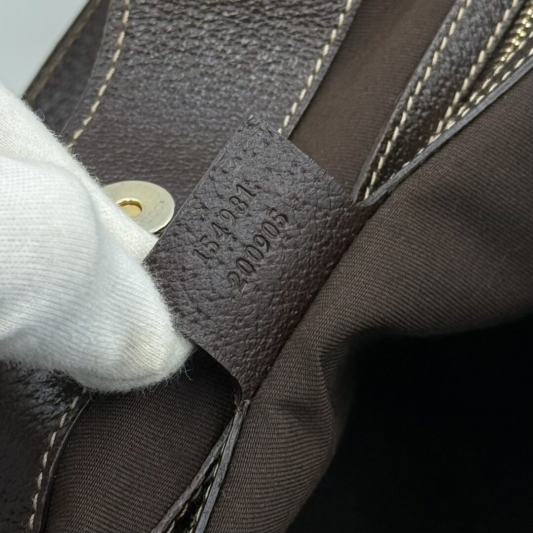 Gucci GG Monogram Canvas Brown Tote Bag