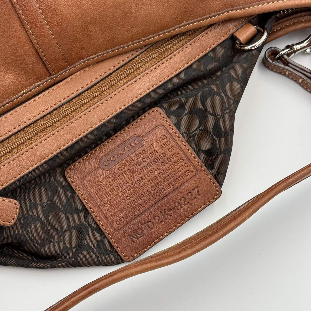 Coach Mini Ergo Hobo Leather Brown Shoulder Bag