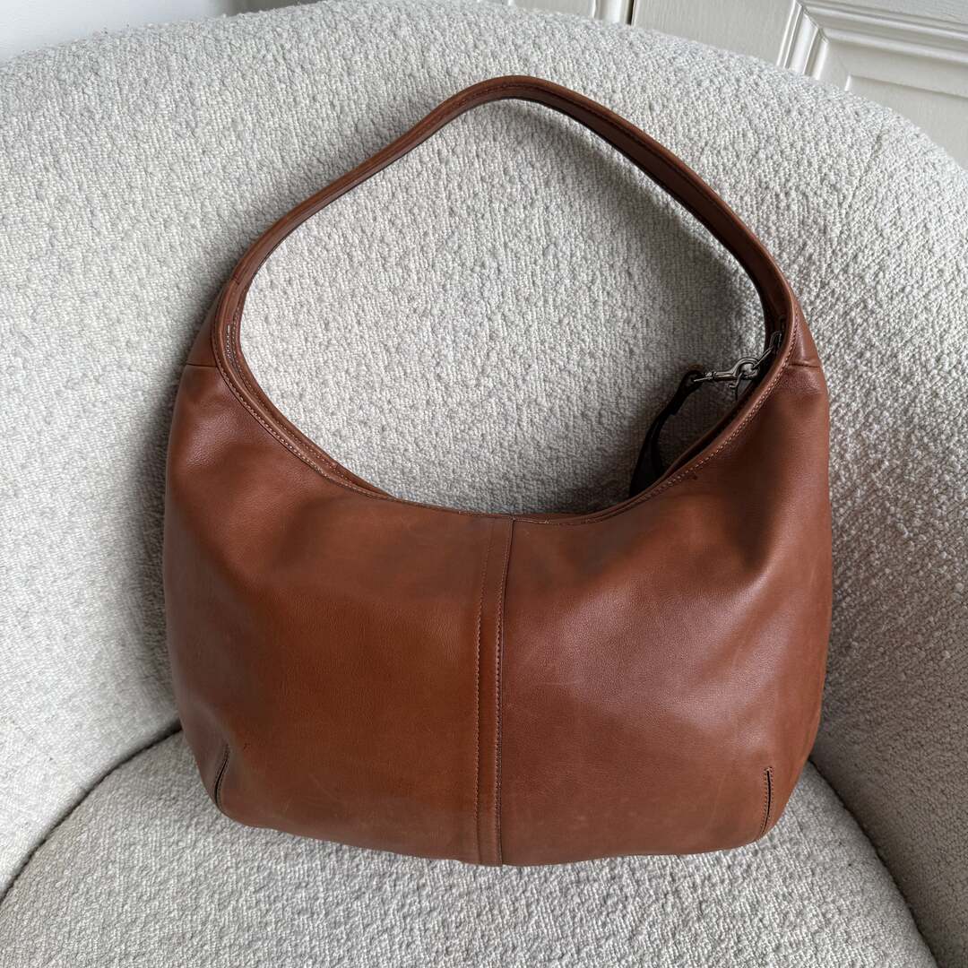 Coach Mini Ergo Hobo Leather Brown Shoulder Bag