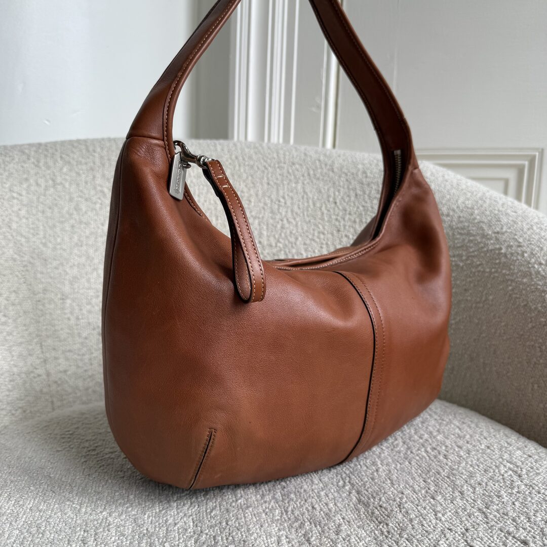 Coach Mini Ergo Hobo Leather Brown Shoulder Bag