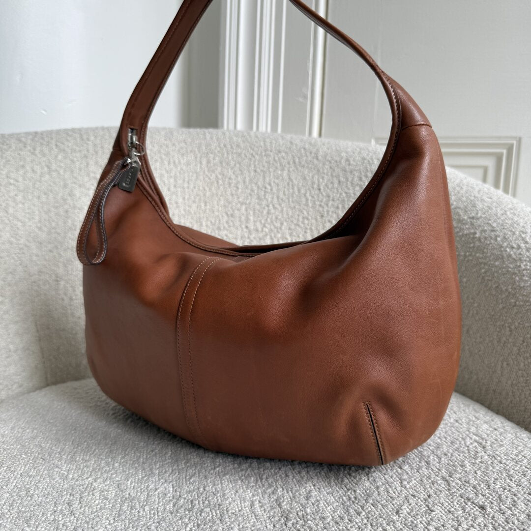 Coach Mini Ergo Hobo Leather Brown Shoulder Bag