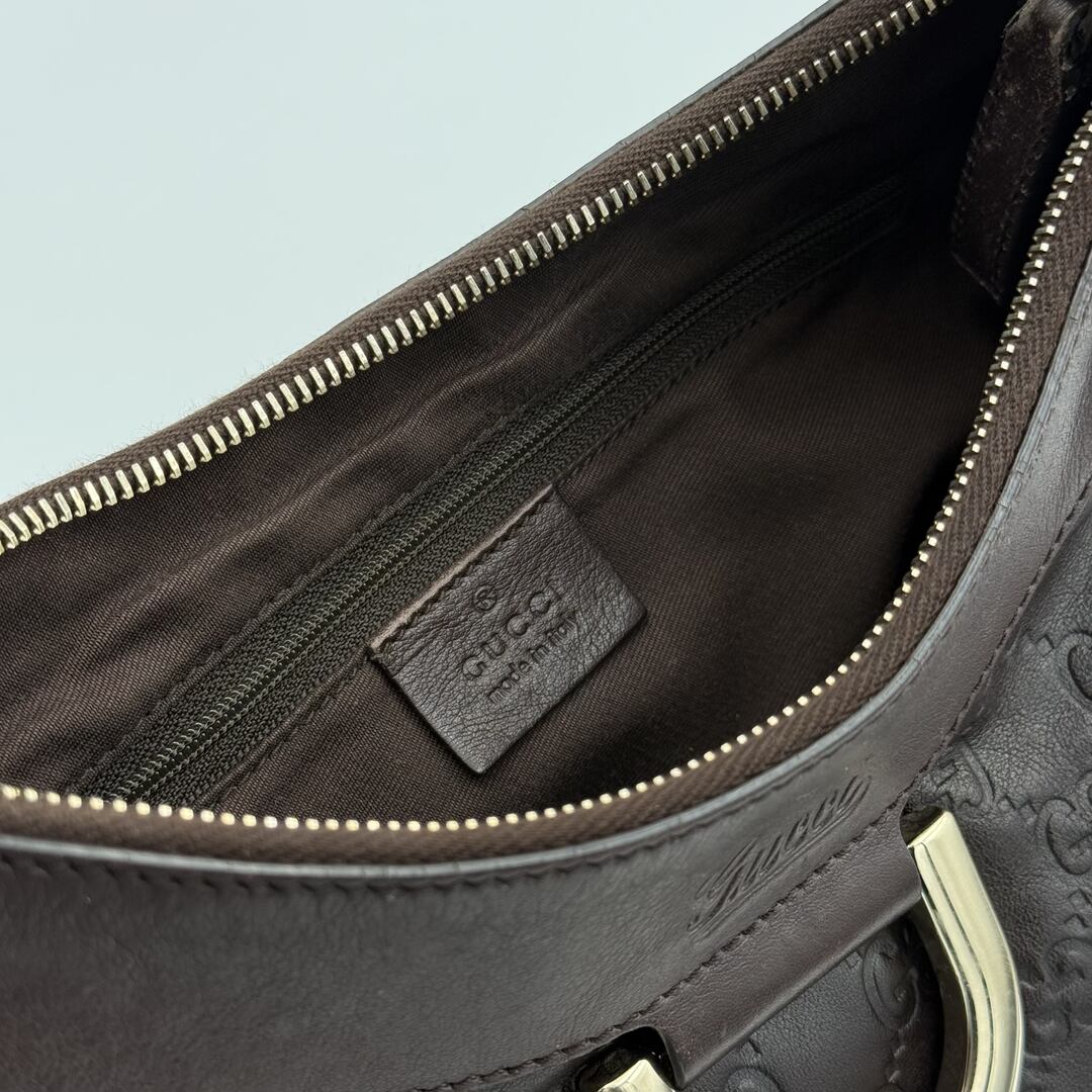 Gucci Guccissima Abbey Brown Shoulder Bag