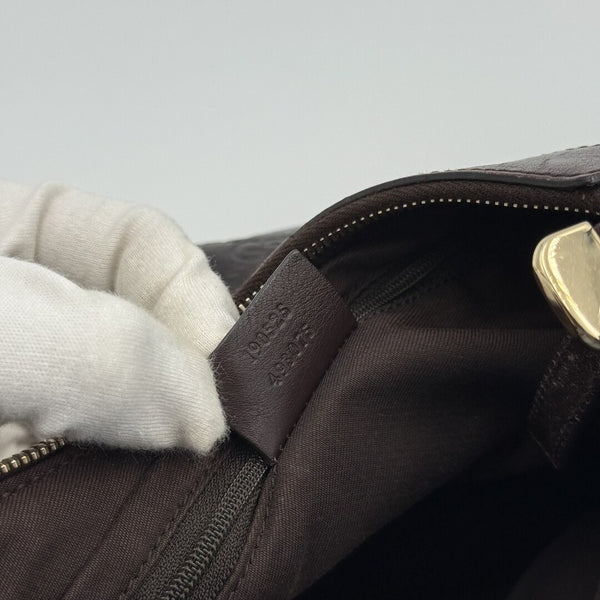 Gucci Guccissima Abbey Brown Shoulder Bag