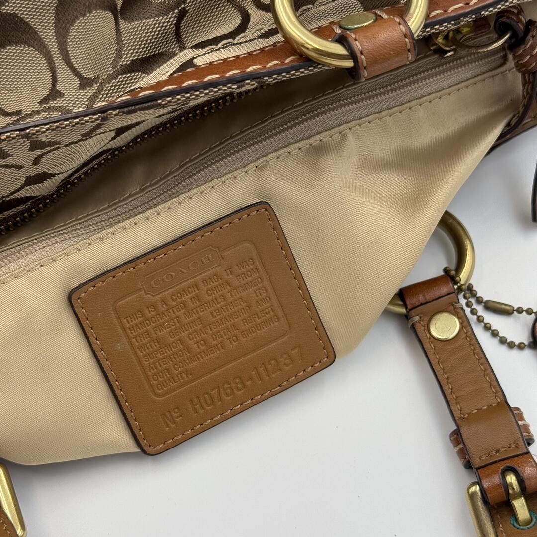 Coach Signature Brown Tote Bag