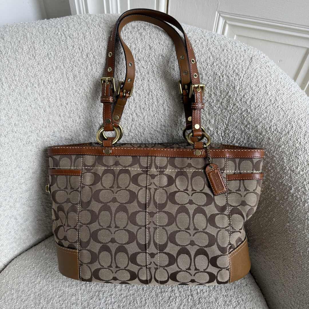 Coach Signature Brown Tote Bag