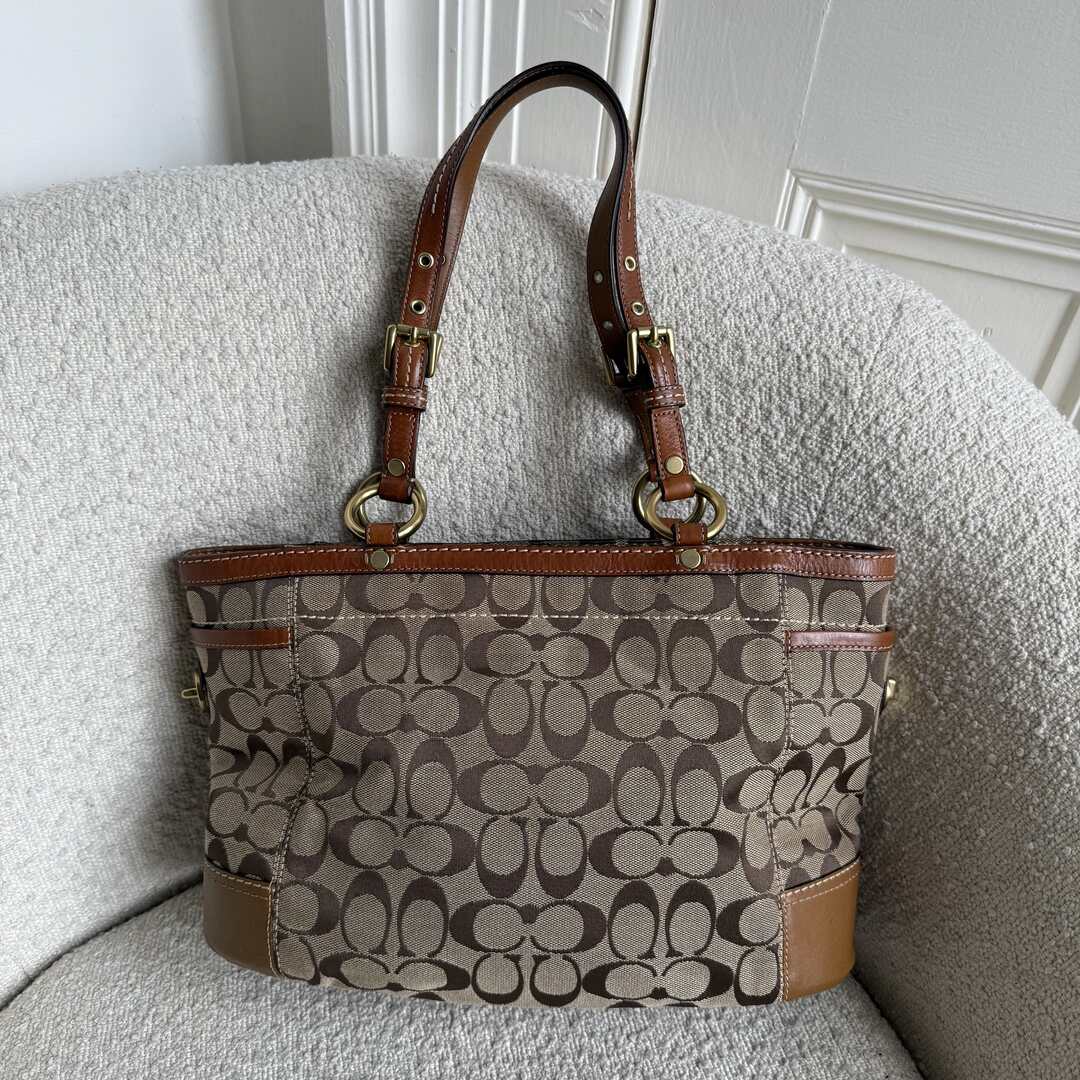 Coach Signature Brown Tote Bag