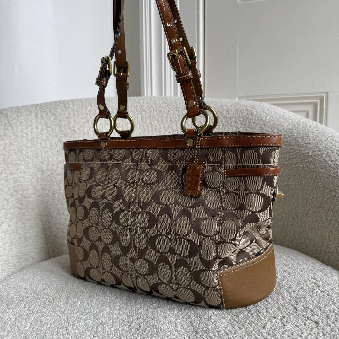 Coach Signature Brown Tote Bag