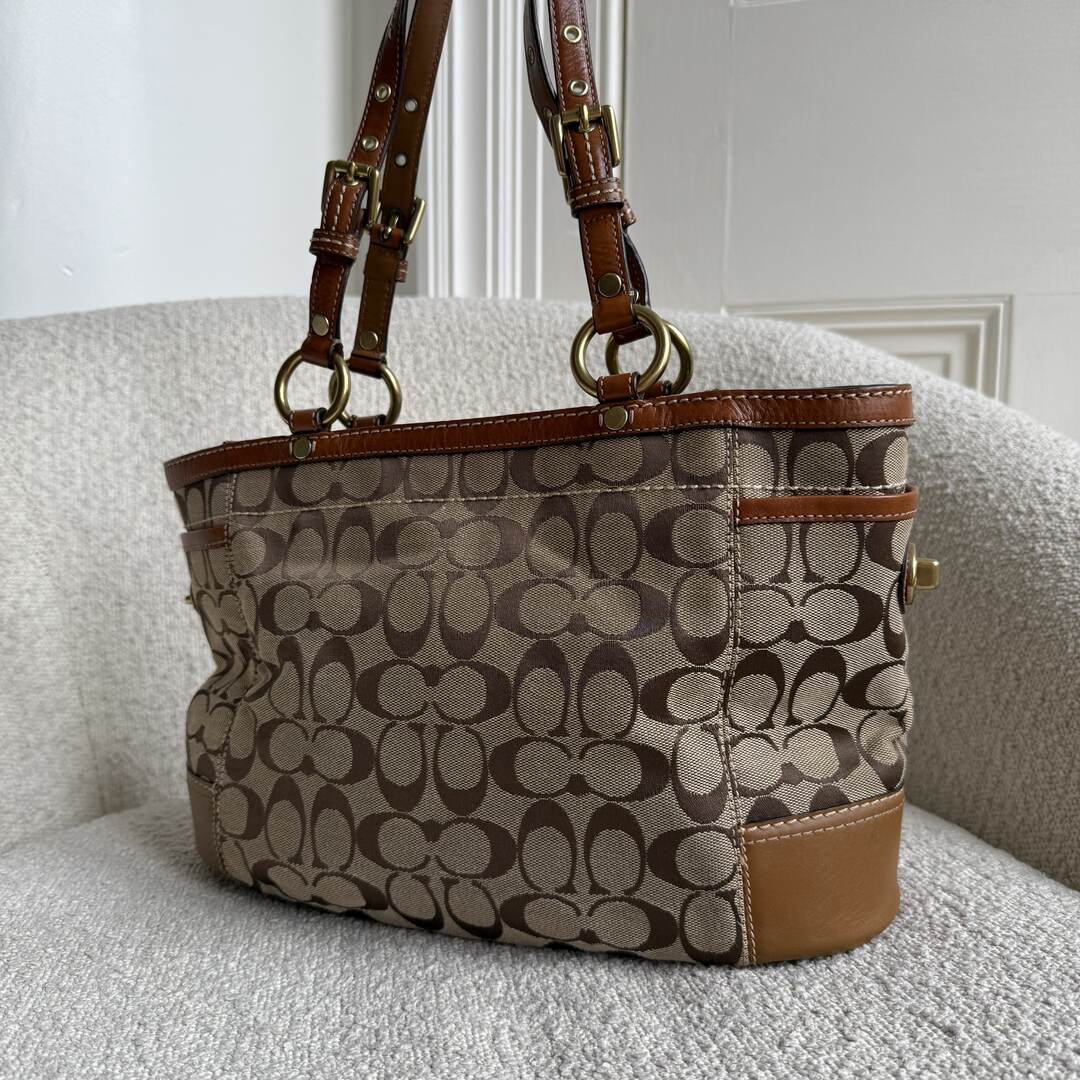 Coach Signature Brown Tote Bag