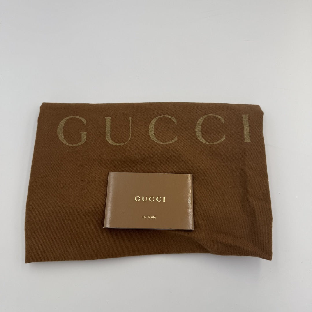 Gucci GG Canvas Black Shoulder Bag
