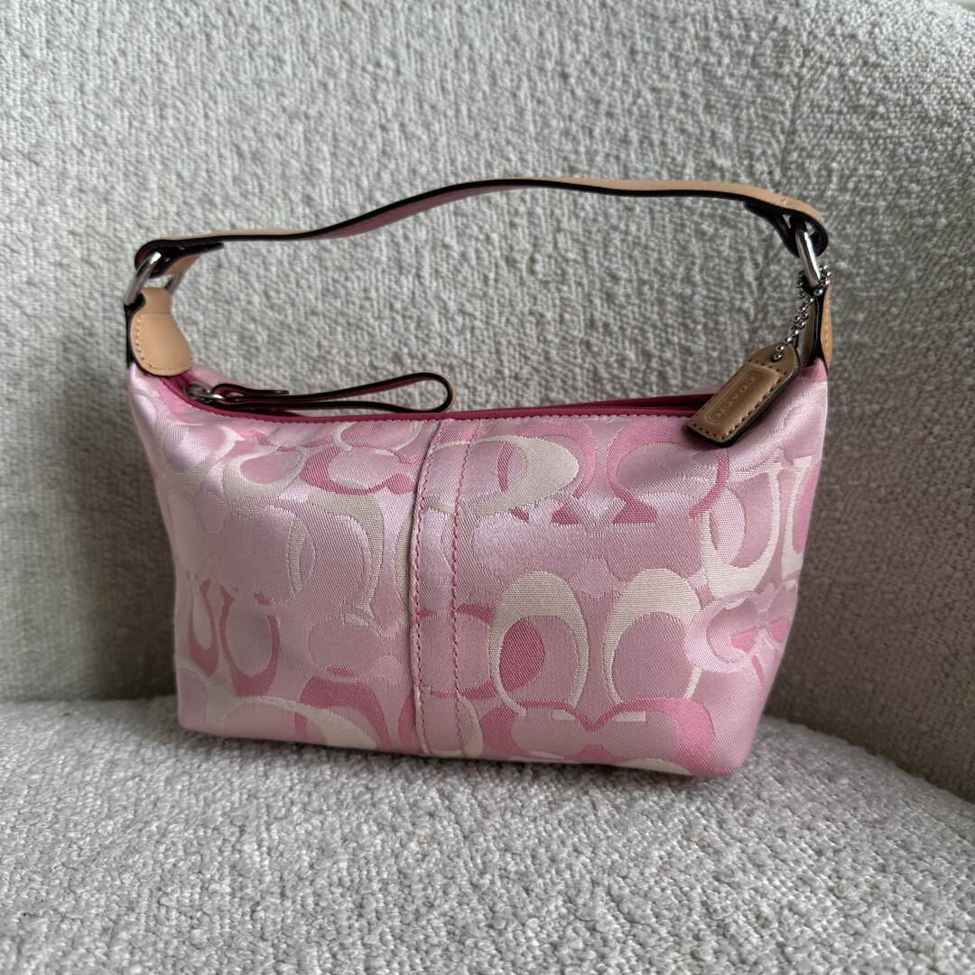 Coach Signature Pink Mini Handbag