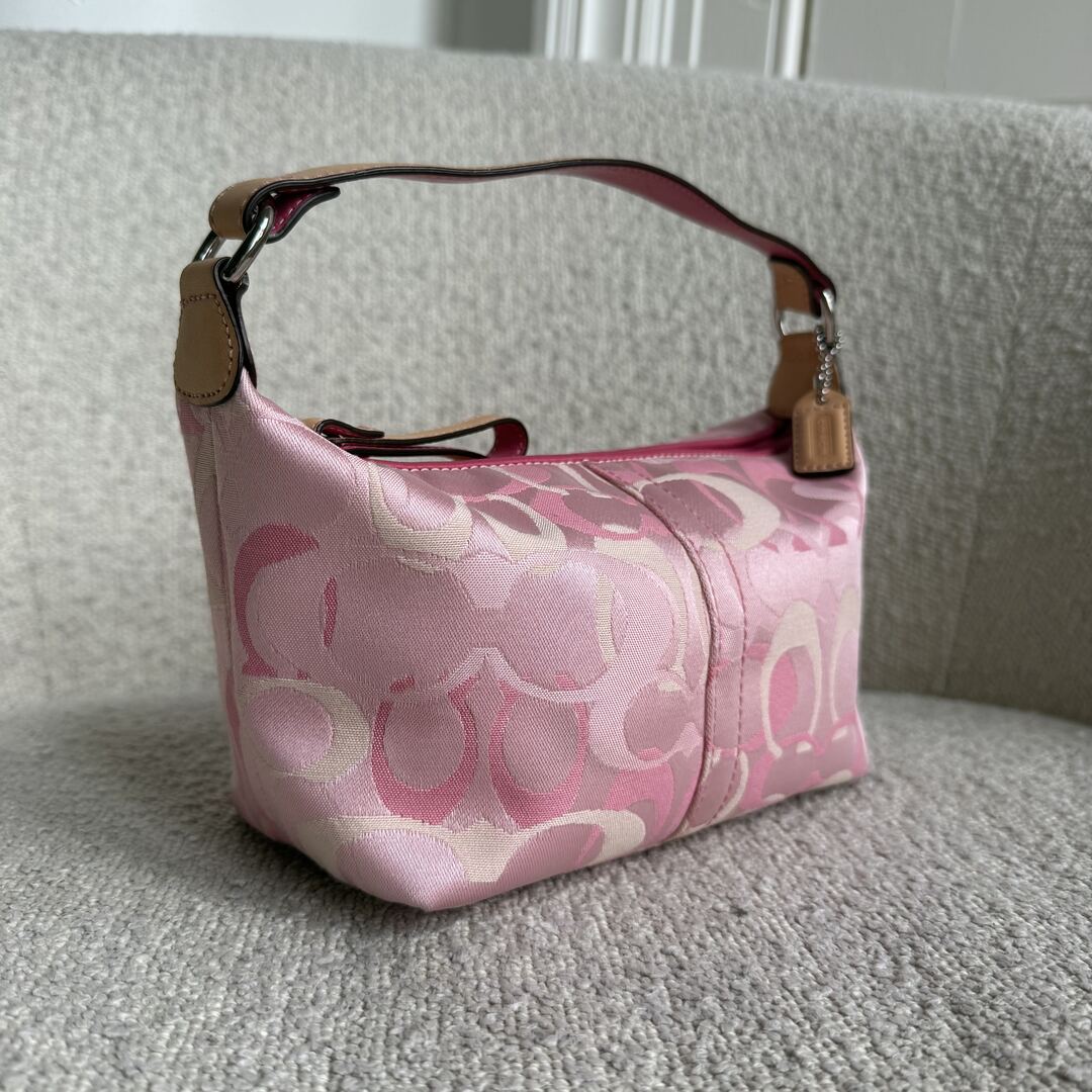 Coach Signature Pink Mini Handbag