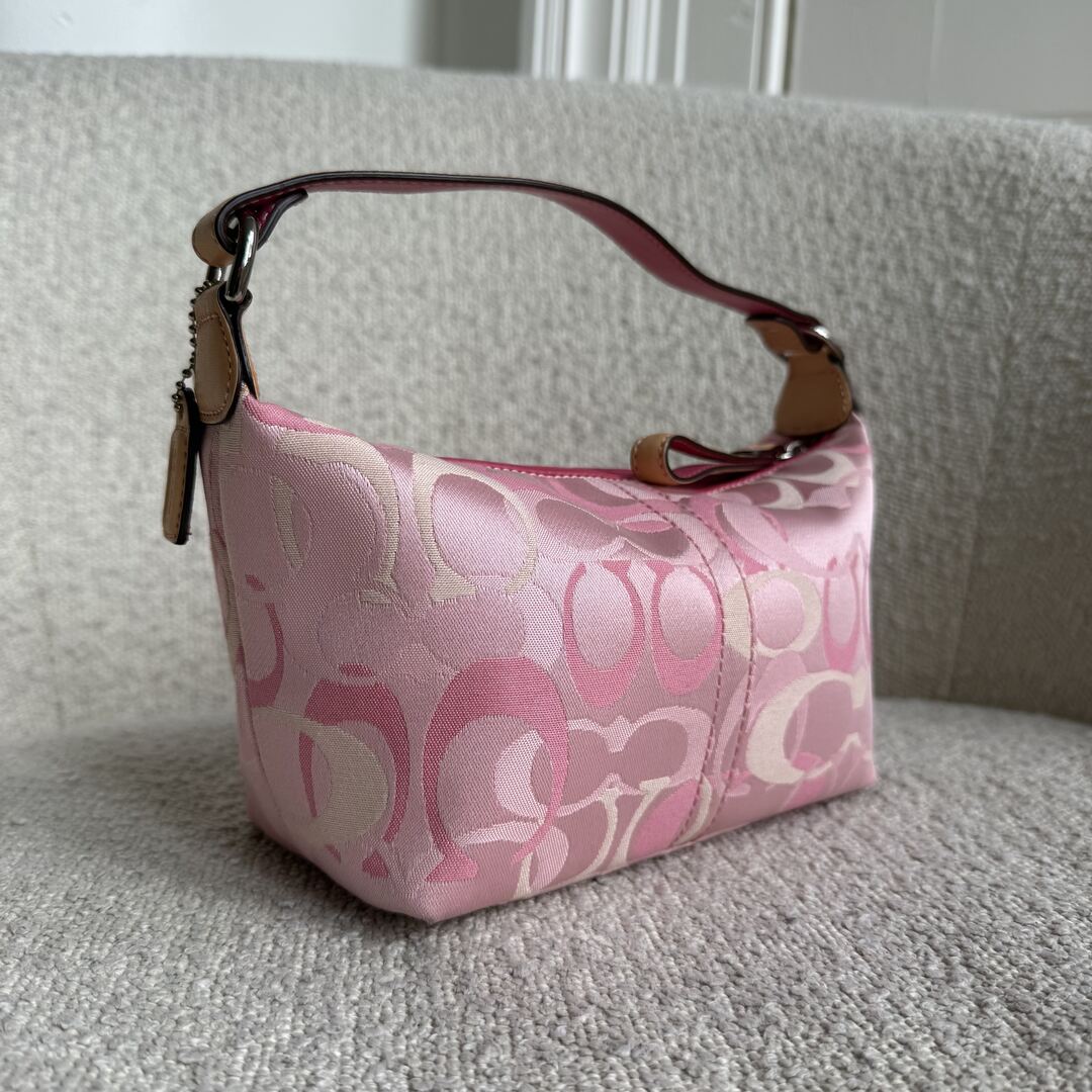 Coach Signature Pink Mini Handbag