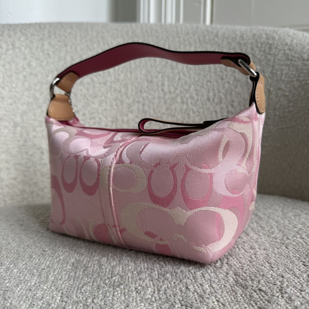 Coach Signature Pink Mini Handbag