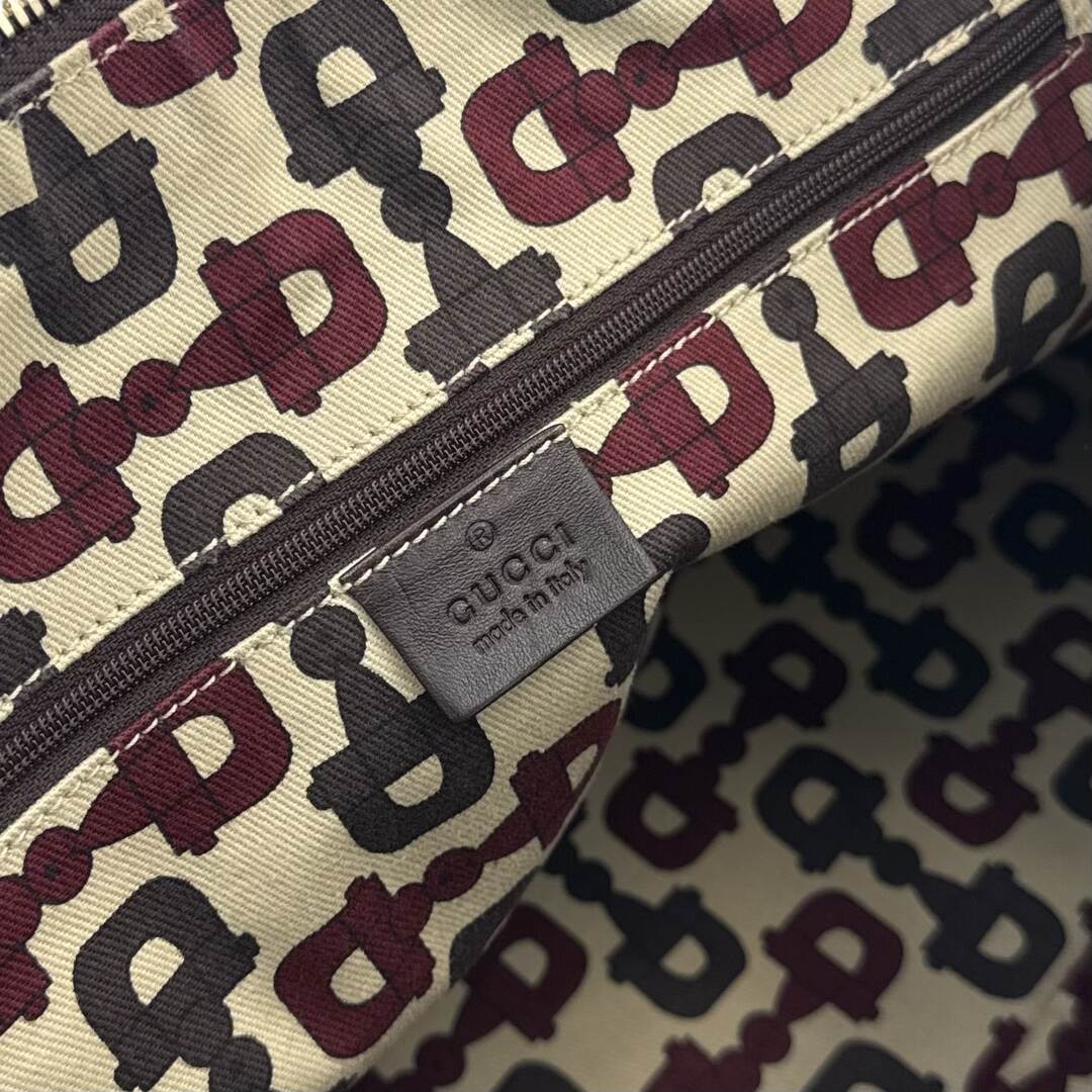 Gucci Guccissima Princy Brown Leather Tote Bag