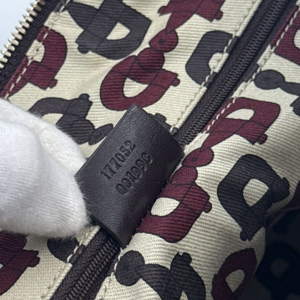 Gucci Guccissima Princy Brown Leather Tote Bag