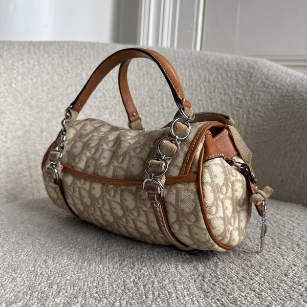 2006 Dior Romantique Trotter Cream Mini Shoulder Bag