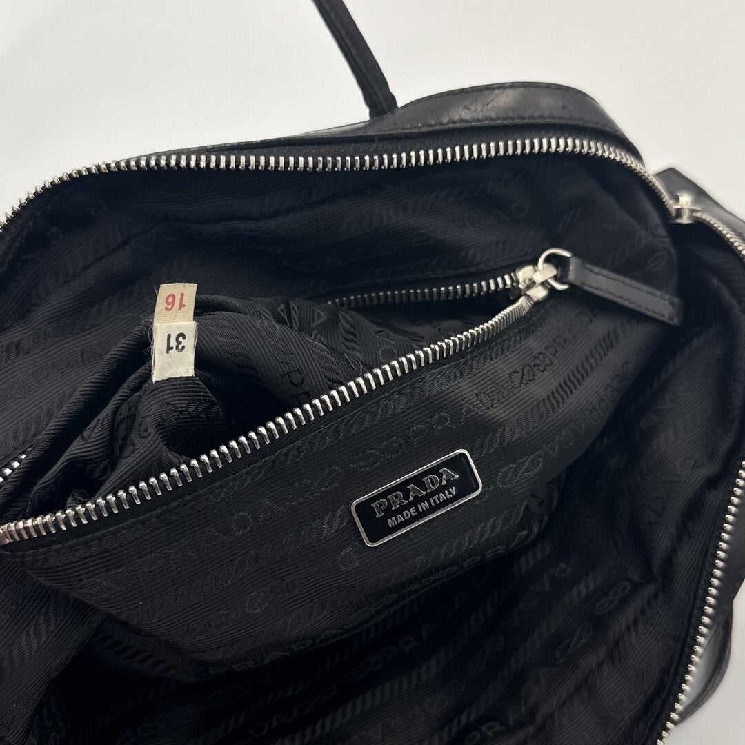 Prada Tessuto Nylon Black Shoulder Bag
