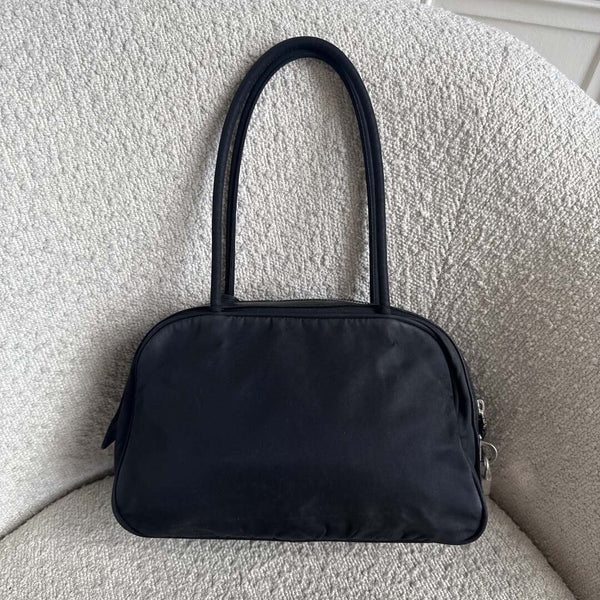 Prada Tessuto Nylon Black Shoulder Bag