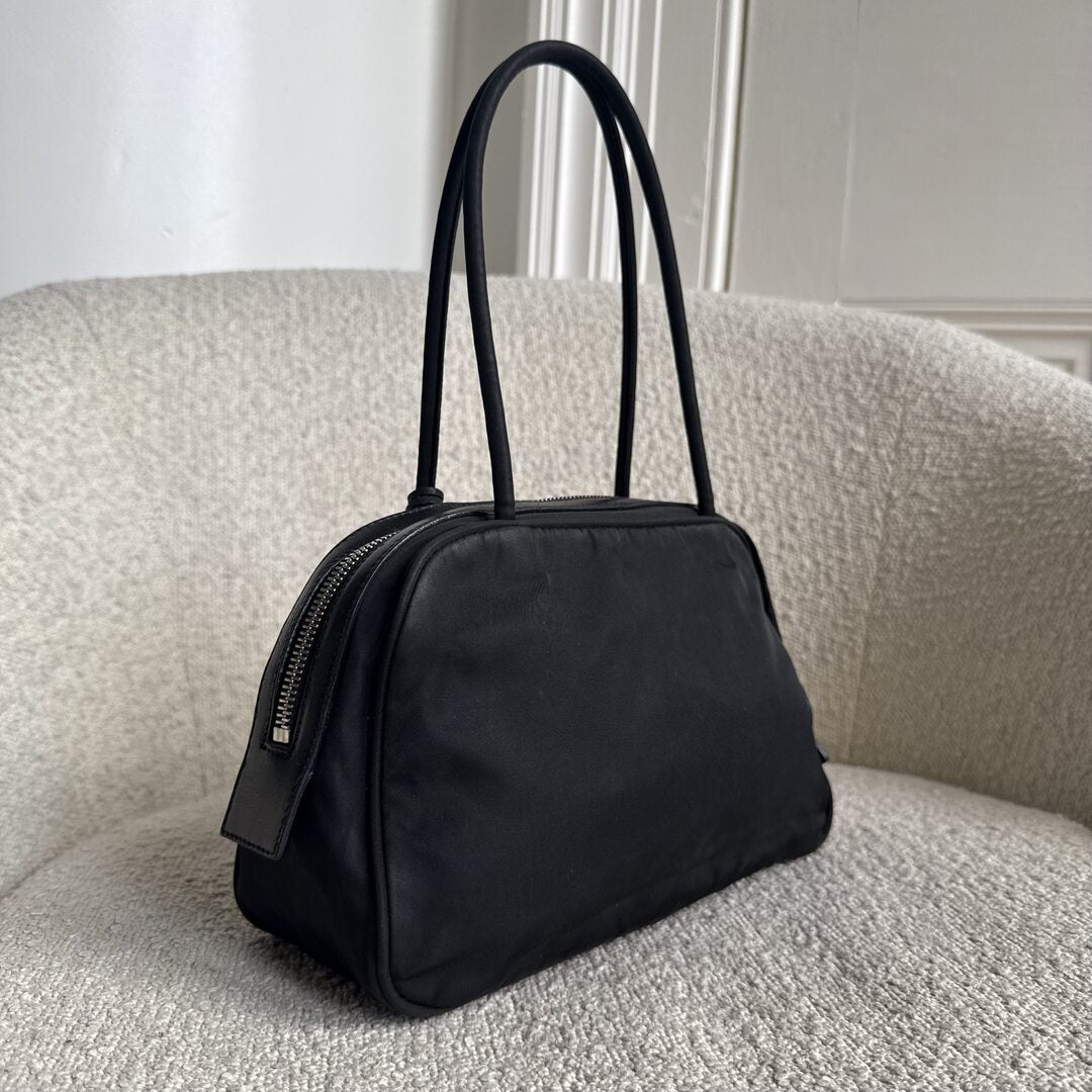 Prada Tessuto Nylon Black Shoulder Bag