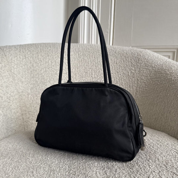 Prada Tessuto Nylon Black Shoulder Bag