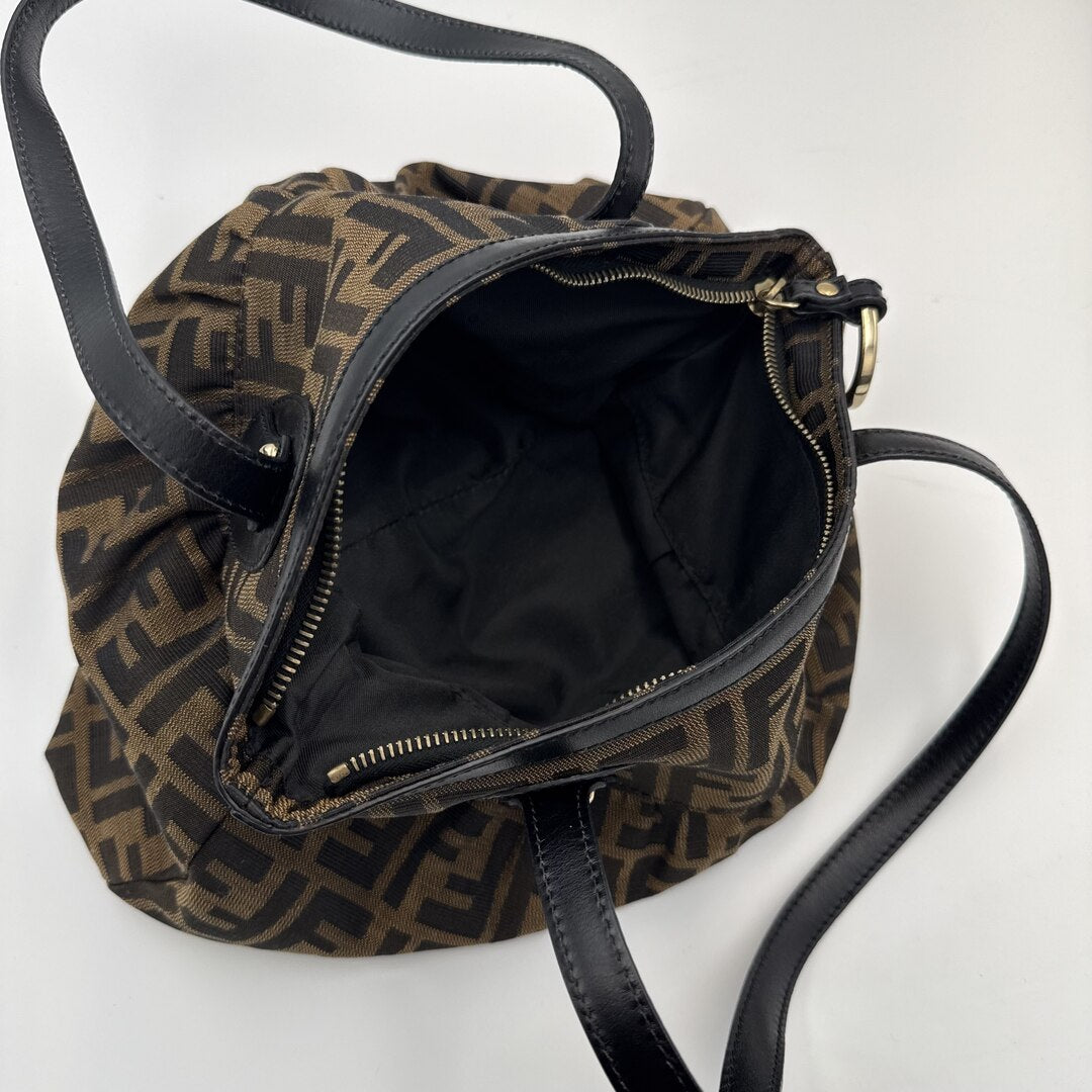 Fendi Zucca Black Tote Bag