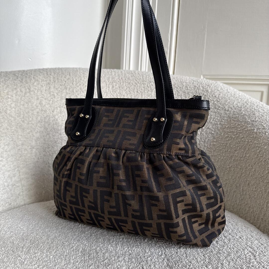 Fendi Zucca Black Tote Bag