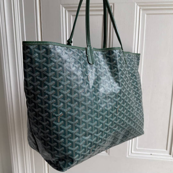 Goyard Saint Louis GM Green Tote Bag