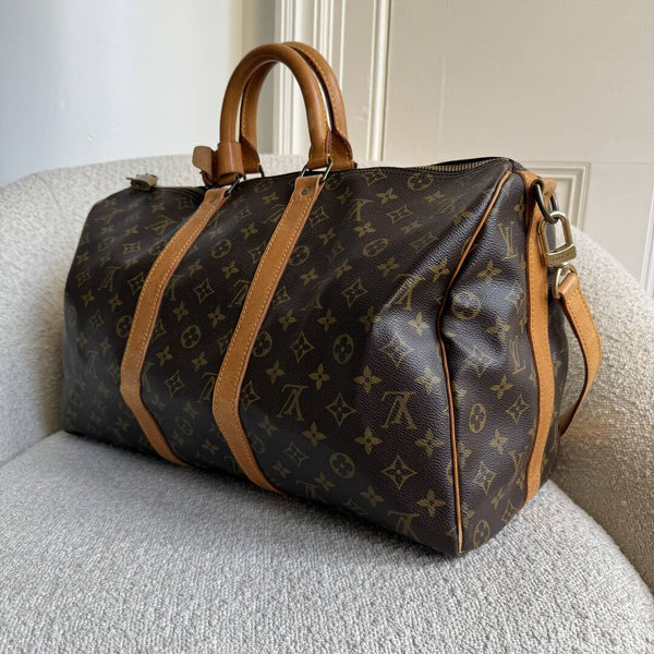 Louis Vuitton Monogram Keepall 45 Bandouliere