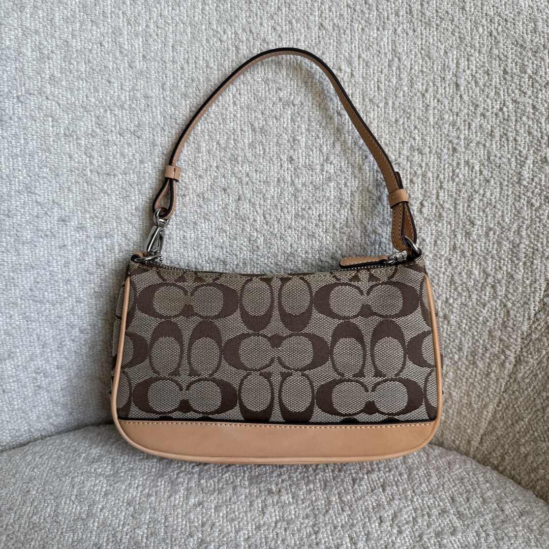 Coach Signature Demi Tan Shoulder Bag