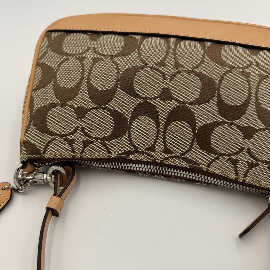 Coach Signature Demi Tan Shoulder Bag