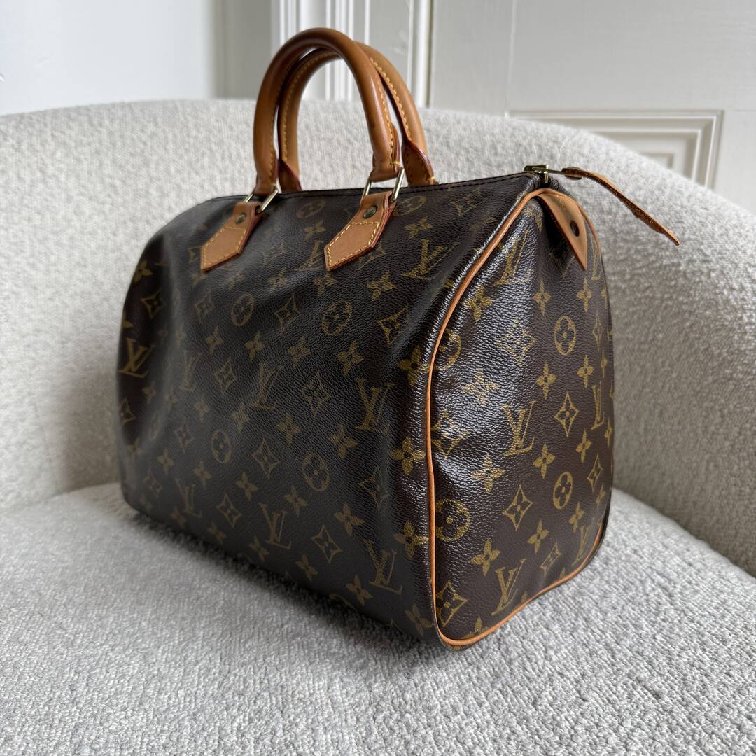 2002 Louis Vuitton Monogram Speedy 30 Handbag