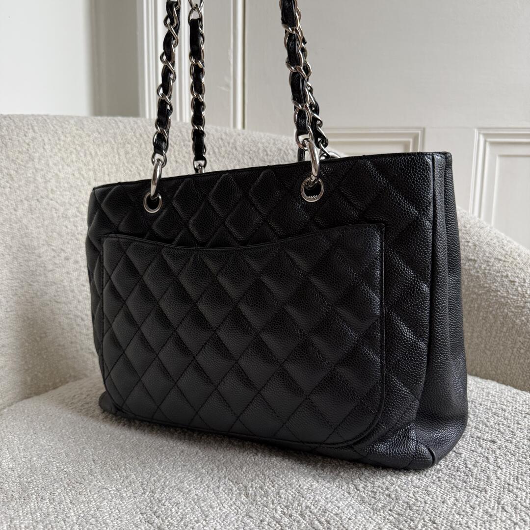 2009 Chanel CC Matelasse Timeless Black Chain Shoulder Bag
