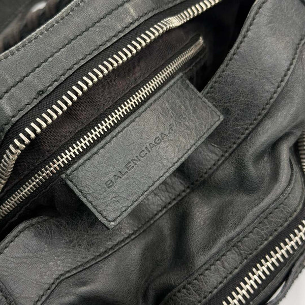 2010 Balenciaga The Giant City 21 Leather Black Bag
