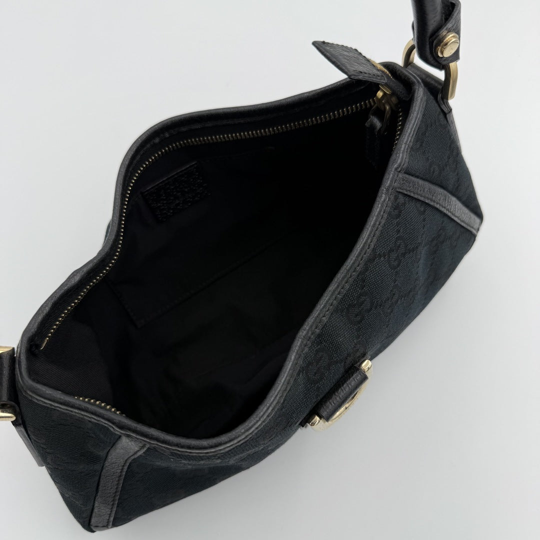 Gucci Mini Abbey D Ring Black Shoulder Bag