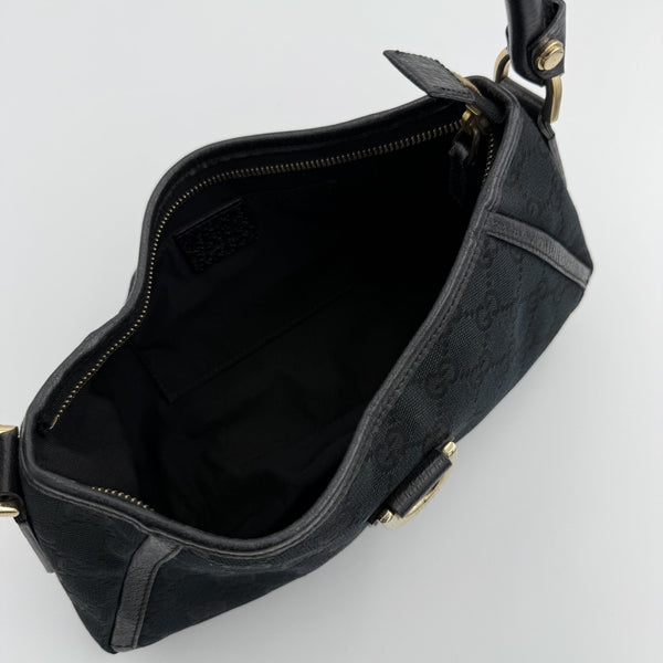 Gucci Mini Abbey D Ring Black Shoulder Bag
