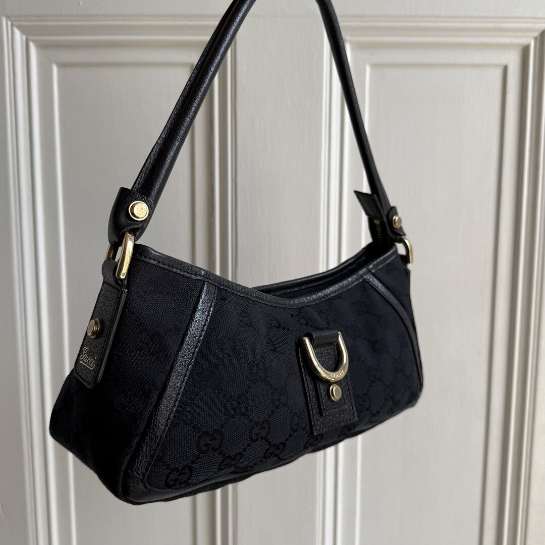 Gucci Mini Abbey D Ring Black Shoulder Bag
