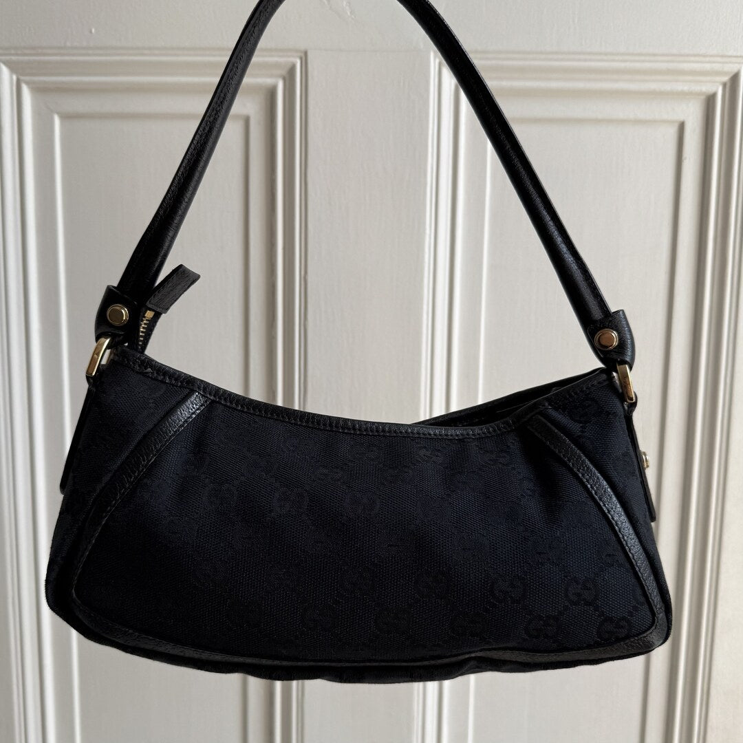 Gucci Mini Abbey D Ring Black Shoulder Bag