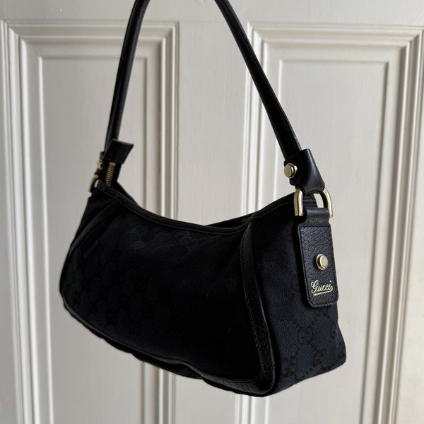 Gucci Mini Abbey D Ring Black Shoulder Bag