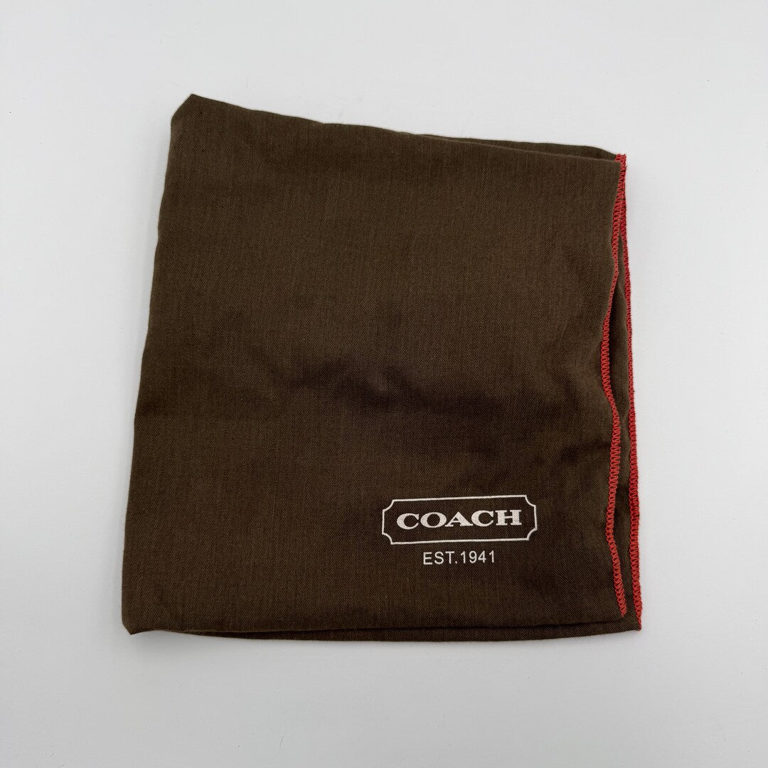 Coach Signature Croissant Brown Shoulder Bag