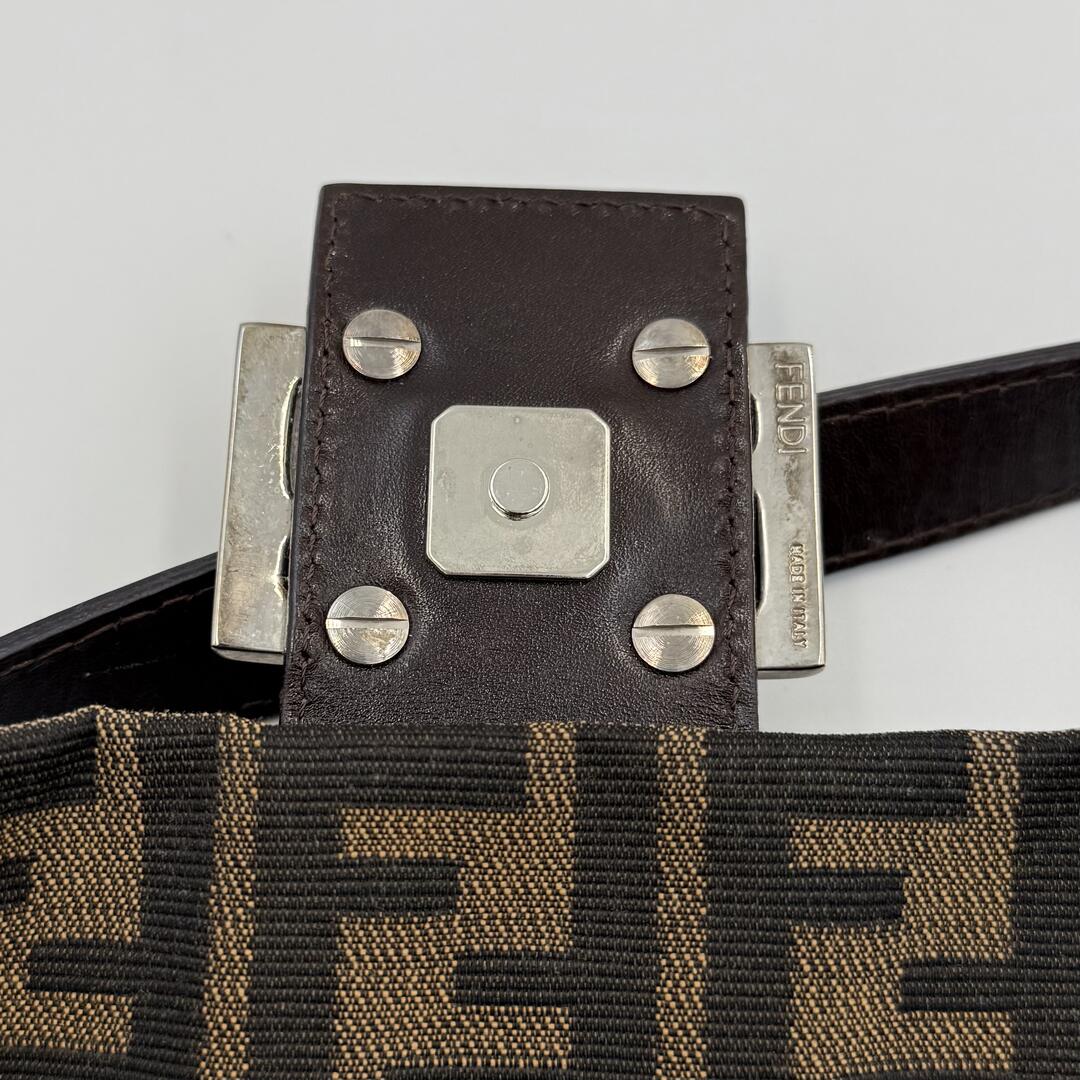 Fendi Mamma Baguette Zucca Shoulder Bag