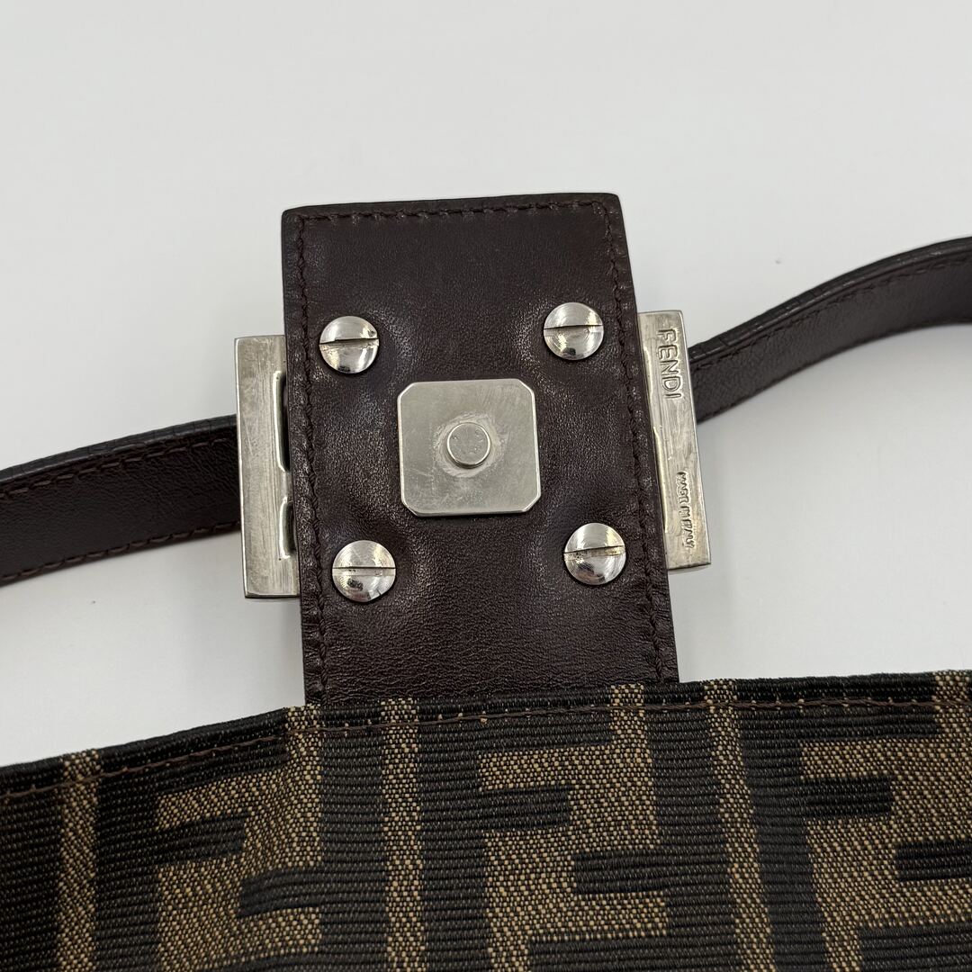 Fendi Mamma Baguette Zucca Shoulder Bag